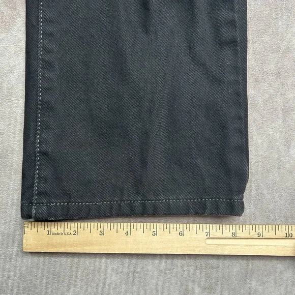 Levis 517 Jeans Men's Size 30x30 Boot Cut Black Denim Cowboy Western Dark Wash - Picture 5 of 9
